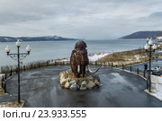 Мамонт в Магадане. Редакционное фото, фотограф Антон Афанасьев / Фотобанк Лори