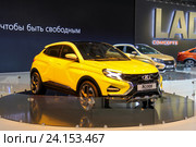 Легковой автомобиль Лада XCODE concept на автомобильной выставке ММАС 2016. Редакционное фото, фотограф Роман Коротков / Фотобанк Лори