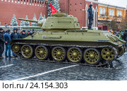 Выставка военной техники на Красной площади в Москве (2016 год). Редакционное фото, фотограф Николай Сачков / Фотобанк Лори