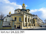 Храм во имя Священномученика Антипы Епископа Пергамского на Колымажном дворе весной, Москва. Стоковое фото, фотограф Овчинникова Ирина / Фотобанк Лори