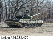 Russian tank T-72. Стоковое фото, фотограф Алексей Суворов / Фотобанк Лори