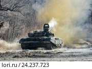 Russian tank T-72. Стоковое фото, фотограф Алексей Суворов / Фотобанк Лори