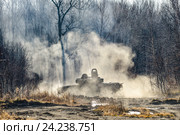 Russian tank T-72. Стоковое фото, фотограф Алексей Суворов / Фотобанк Лори