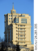 Жилой комплекс «Имперский дом», построенный в 2010 году. Якиманский переулок, 6. Район Якиманка. Москва (2016 год). Стоковое фото, фотограф lana1501 / Фотобанк Лори