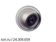 CCTV камера на белом фоне. Стоковое фото, фотограф Зайцев Алексей / Фотобанк Лори