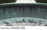 Concepts and Ideas Preservation of Clean Water Environment. Waterfall on River. Стоковое видео, видеограф Vladimir Botkin / Фотобанк Лори