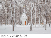 Нижний Новгород. Часовня в парке Кулибина (2016 год). Стоковое фото, фотограф Дмитрий Тищенко / Фотобанк Лори