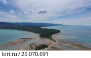 Aerial video of cape and sea in Thailand. Стоковое видео, видеограф Михаил Коханчиков / Фотобанк Лори