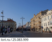 Литва. Вильнюс. Проспект Гедиминаса (2010 год). Редакционное фото, фотограф Irina Kruskop / Фотобанк Лори