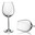 Two empty wine glasses isolated on white. Стоковое фото, фотограф Анастасия Мелешкина / Фотобанк Лори