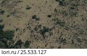 Aerial View of Energy Producing Wind Turbines (2017 год). Редакционное видео, видеограф Discovod / Фотобанк Лори