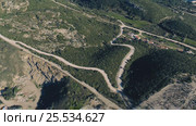 Aerial View of Open Pit Sand Quarries. Стоковое видео, видеограф Discovod / Фотобанк Лори