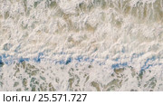 Aerial View Seascape with Waves. Стоковое видео, видеограф Discovod / Фотобанк Лори