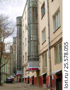 Москва. Колпачный переулок, дом 6, строение 5 (2007 год). Стоковое фото, фотограф Илюхина Наталья / Фотобанк Лори