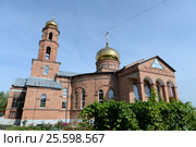 Город Кумертау. Иоанно-Предтеченский соборный храм, Салаватская епархия, Башкортостанская митрополия. Стоковое фото, фотограф Mikhail Erguine / Фотобанк Лори