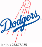 Логотип бейсбольного клуба "Los Angeles Dodgers". США. Редакционная иллюстрация, иллюстратор Владимир Макеев / Фотобанк Лори