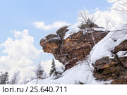 Каменный город. Скала Черепаха. Пермский край. Стоковое фото, фотограф Евгений Ткачёв / Фотобанк Лори