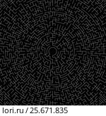 Labyrinth Black Background. Kids Maze. Стоковая иллюстрация, иллюстратор Valerii Stoika / Фотобанк Лори