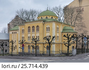 Синагога в Турку, Финляндия (2017 год). Стоковое фото, фотограф Михаил Марковский / Фотобанк Лори