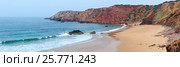 Amado Beach, Algarve, Portugal. Стоковое фото, фотограф Юрий Брыкайло / Фотобанк Лори