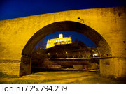 Old bridge by Church of Saint Ignatius. Стоковое фото, фотограф Яков Филимонов / Фотобанк Лори