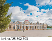 Россия, Сибирь, Тюменская, Ишим, железнодорожный вокзал (2016 год). Стоковое фото, фотограф Александр Циликин / Фотобанк Лори