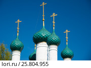 The Nikola Rubleny Church in Yaroslavl. Golden Ring of Russia (2016 год). Стоковое фото, фотограф Юрий Дмитриенко / Фотобанк Лори