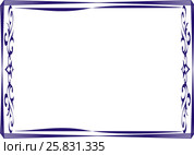 Изолированный шаблон фон для сертификата или диплома. Стоковое фото, фотограф Сергей Тихонов / Фотобанк Лори