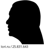 President of Turkey, Recep Tayyip Erdogan, silhouette abstract left profile. Редакционная иллюстрация, иллюстратор LVV / Фотобанк Лори