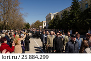 80 лет ЧВВМУ. Парад ветеранов военного училища (2017 год). Редакционное фото, фотограф Выскуб Анна / Фотобанк Лори