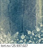 Writing abstract background with floral beautiful bouquet. Стоковое фото, фотограф Lora Liu / Фотобанк Лори