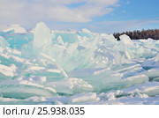 Нагромождение торосов на Байкале, Россия. Стоковое фото, фотограф Овчинникова Ирина / Фотобанк Лори