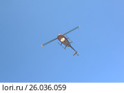 Вертолет ВПСО "Ангел" в небе (2017 год). Редакционное фото, фотограф Сайганов Александр / Фотобанк Лори