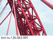 Фрагмент опоры с лестницей Живописного моста в Серебряном бору (2010 год). Редакционное фото, фотограф Алёшина Оксана / Фотобанк Лори