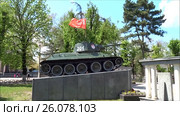 Советский огнеметный танк ОТ-34 (Симферополь) Редакционное видео, видеограф Ярослав Коваль / Фотобанк Лори