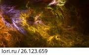 Cosmic phantasmagoria. Fractal abstract background. Стоковая иллюстрация, иллюстратор Михаил Яковлев (ktynzq) / Фотобанк Лори