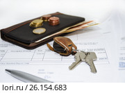 Abstract photo of tax document. Стоковое фото, фотограф Роман Клевцов / Фотобанк Лори