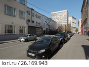 Москва, улица Пыжевский переулок (2017 год). Редакционное фото, фотограф Дмитрий Неумоин / Фотобанк Лори