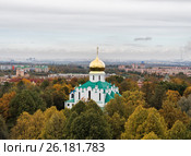 Feodorovsky sovereign's Cathedral in Pushkin (2016 год). Стоковое фото, фотограф Александр Белов / Фотобанк Лори