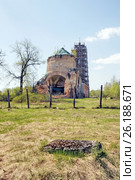 Церковь Параскевы Пятницы Великомученицы (Церковь Троицы Живоначальной). Горбачиха. Орехово-Зуевский р-н. Московская область (2017 год). Стоковое фото, фотограф stargal / Фотобанк Лори