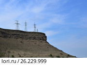 Линия электропередач (ЛЭП) Стоковое фото, фотограф Карданов Олег / Фотобанк Лори