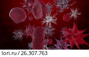 Micro-organisms and trace elements. Video and graphics. HD. Стоковая анимация, аниматор ActionStore / Фотобанк Лори