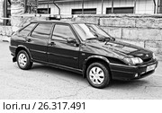 Российский автомобиль ВАЗ-2114, 2012 г.в. (2017 год). Редакционное фото, фотограф Chere / Фотобанк Лори