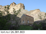 Датунский храм в Дагестане, христианская церковь X века (2016 год). Стоковое фото, фотограф Мила Демидова / Фотобанк Лори