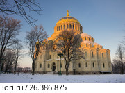 Naval cathedral in Kronshtadt (2016 год). Стоковое фото, фотограф Юлия Белоусова / Фотобанк Лори