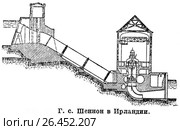 Гидроэлектрическая станция Шеннон. Ирландия. Стоковая иллюстрация, иллюстратор Макаров Алексей / Фотобанк Лори
