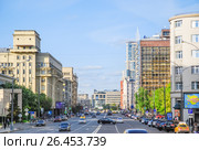 Проспект Академика Сахарова (Бывший Новокировский проспект). Москва (2017 год). Редакционное фото, фотограф Алёшина Оксана / Фотобанк Лори