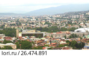 Panorama of Tbilisi. Стоковое видео, видеограф Виктор Аллин / Фотобанк Лори
