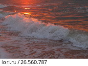 Закат. Азовское море. Голубицкая. Стоковое фото, фотограф Марина Володько / Фотобанк Лори