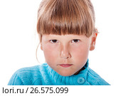 Upset cranky girl. Стоковое фото, фотограф Ольга Сапегина / Фотобанк Лори